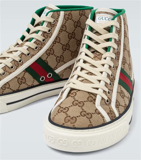 gucci classic tennis shoes|gucci tennis 1977 high top.